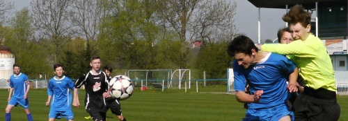 starší žáci FK Jaroměř  - SK Jičín 25.4.2015, foto: Václav Mlejnek